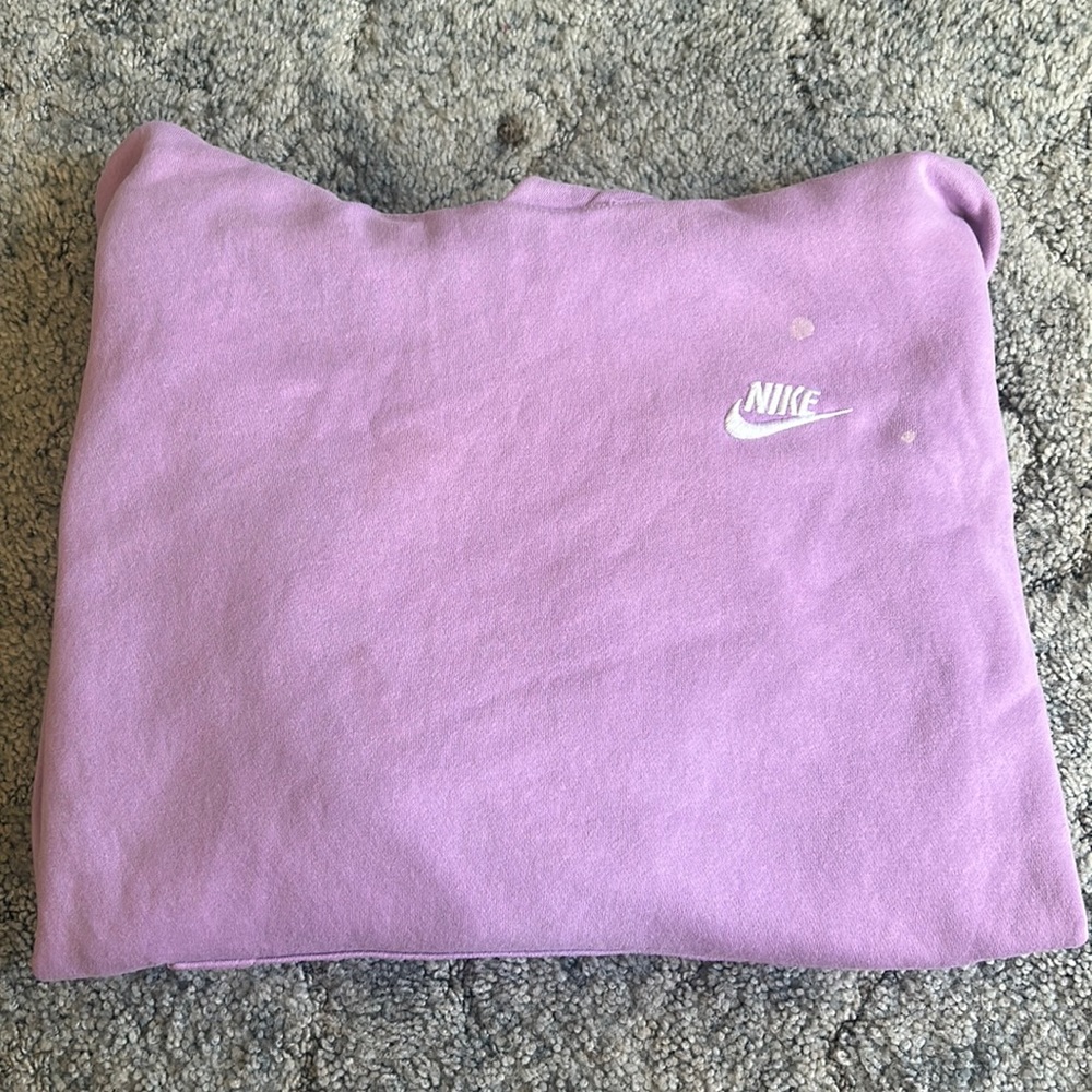 Purple Nike hoodie